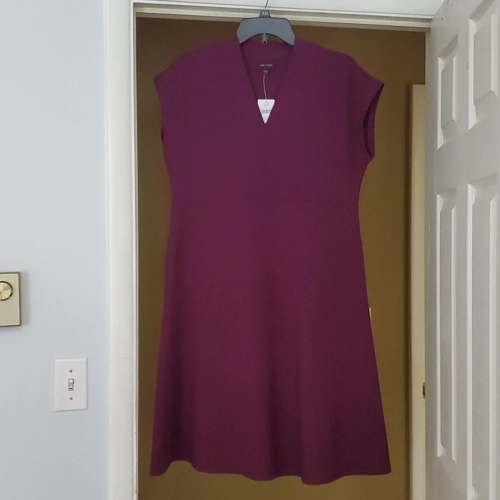 J Jill Fit & Flare Dress Small Petite - Picture 2 of 16